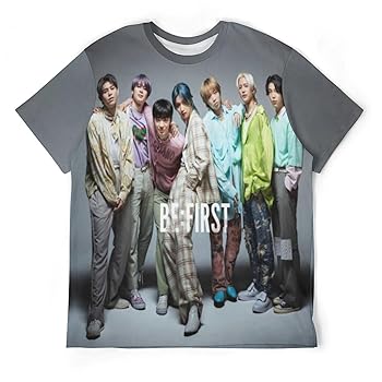 BE:FIRST グレー Tシャツ Lサイズ Amazon | [NIKUKY] ビーファーストTシャツ 半袖 クルーネック U